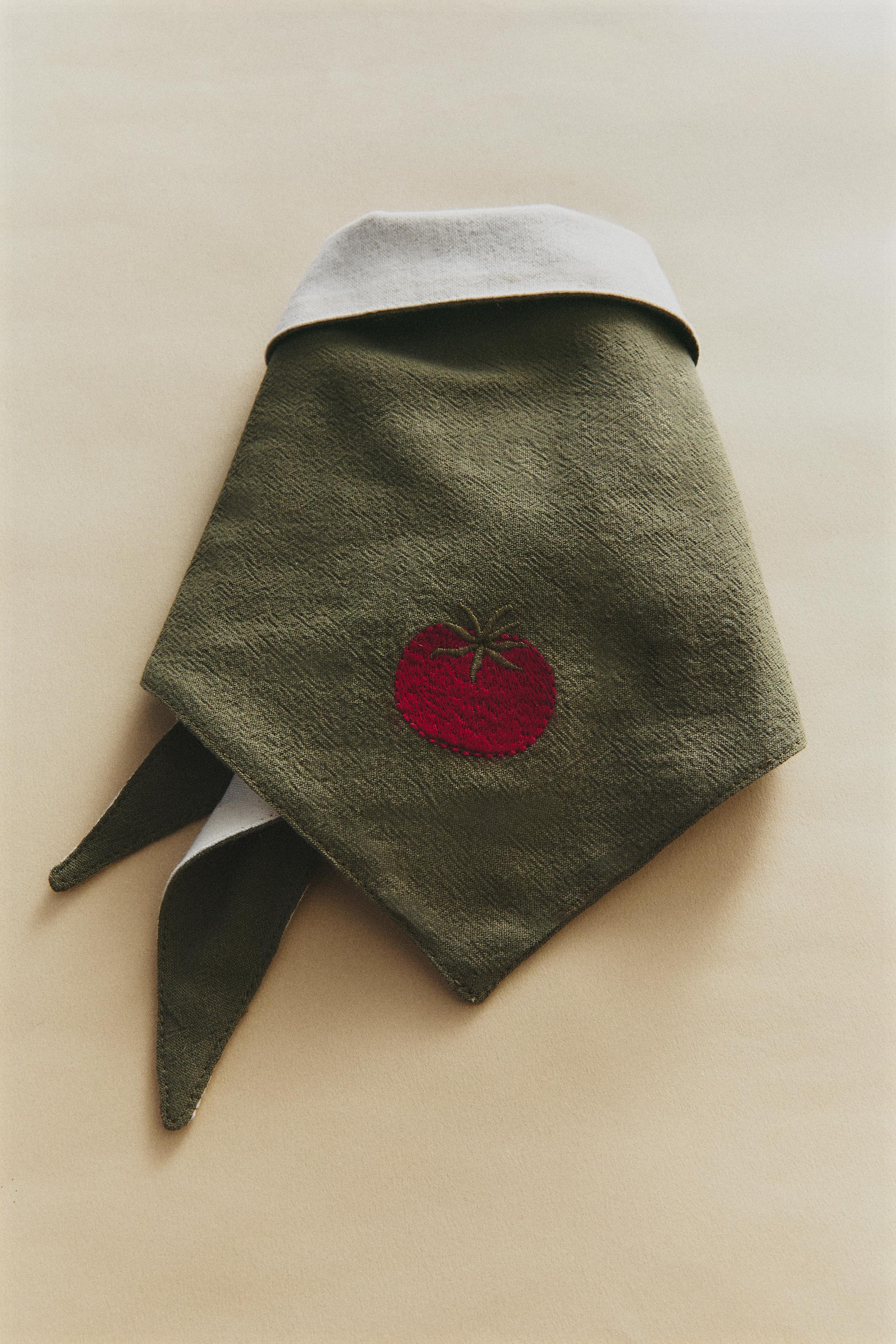 BANDANA RÉVERSIBLE TOMATE POUR ANIMAUX